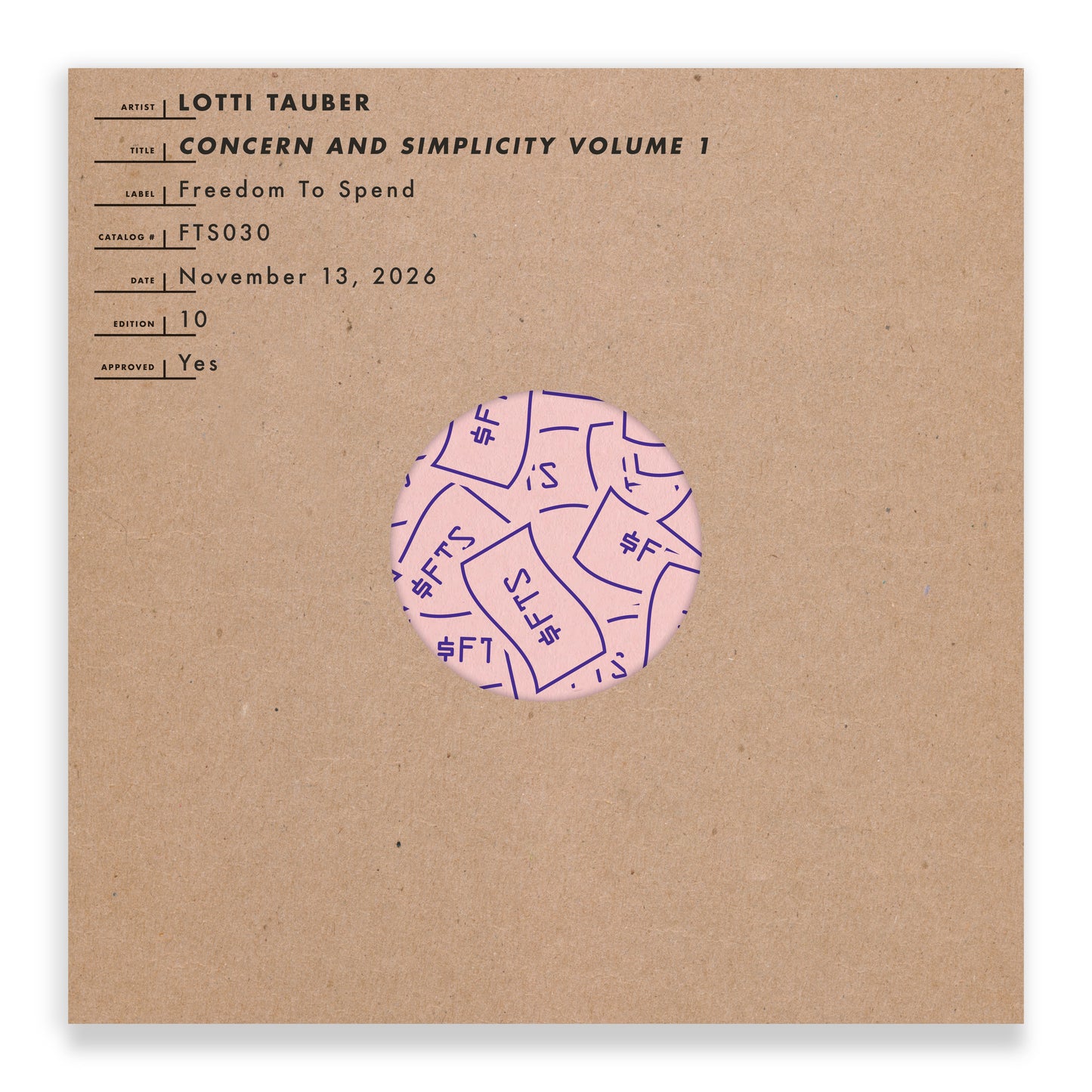 Lotti Tauber - Concern and Simplicity Volume 1: Original Recordings, 1981–1986
