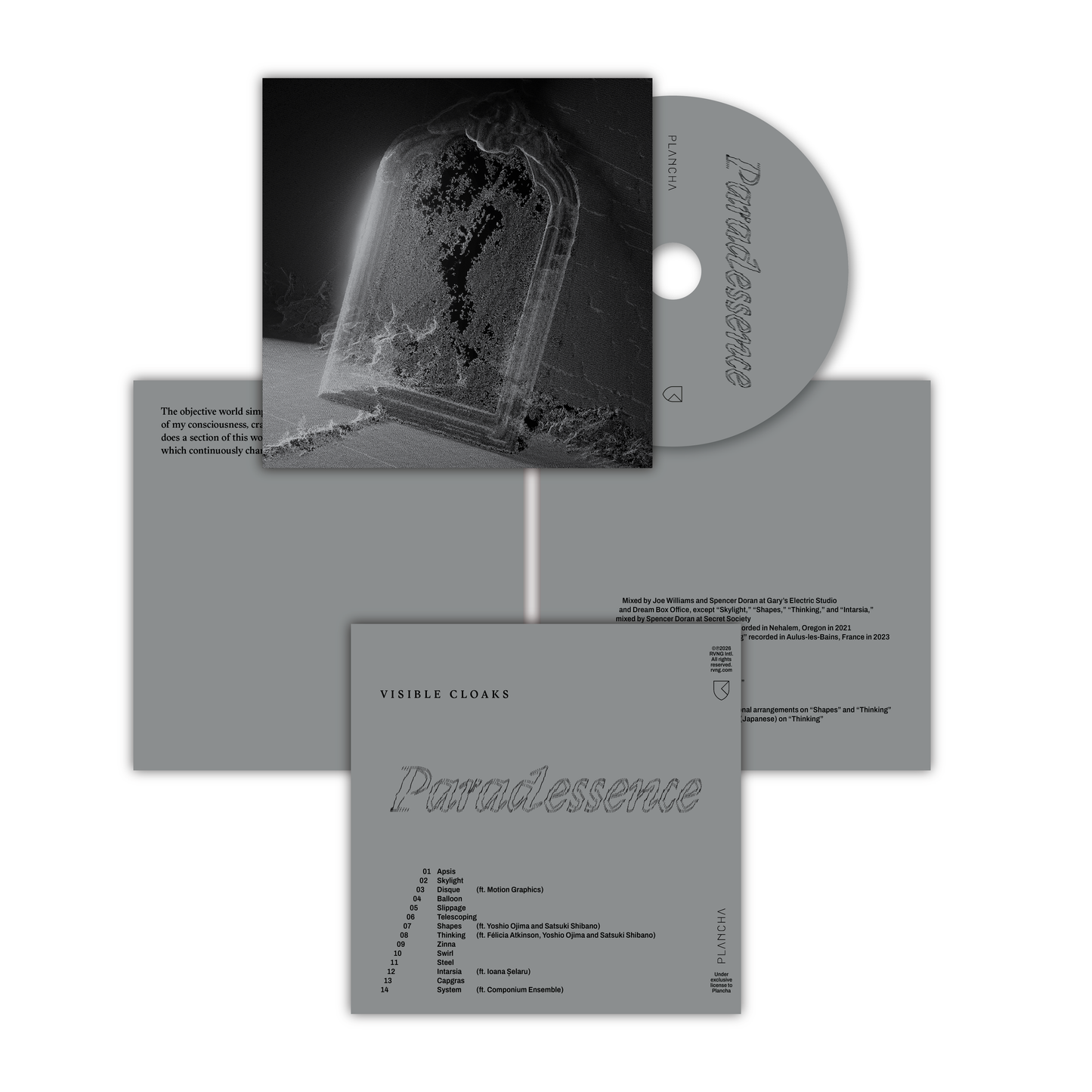 Visible Cloaks - Paradessence