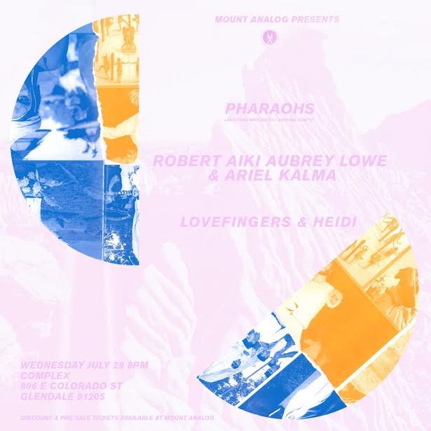Ariel Kalma + Robert Aiki Aubrey Lowe @ The Complex, LA
