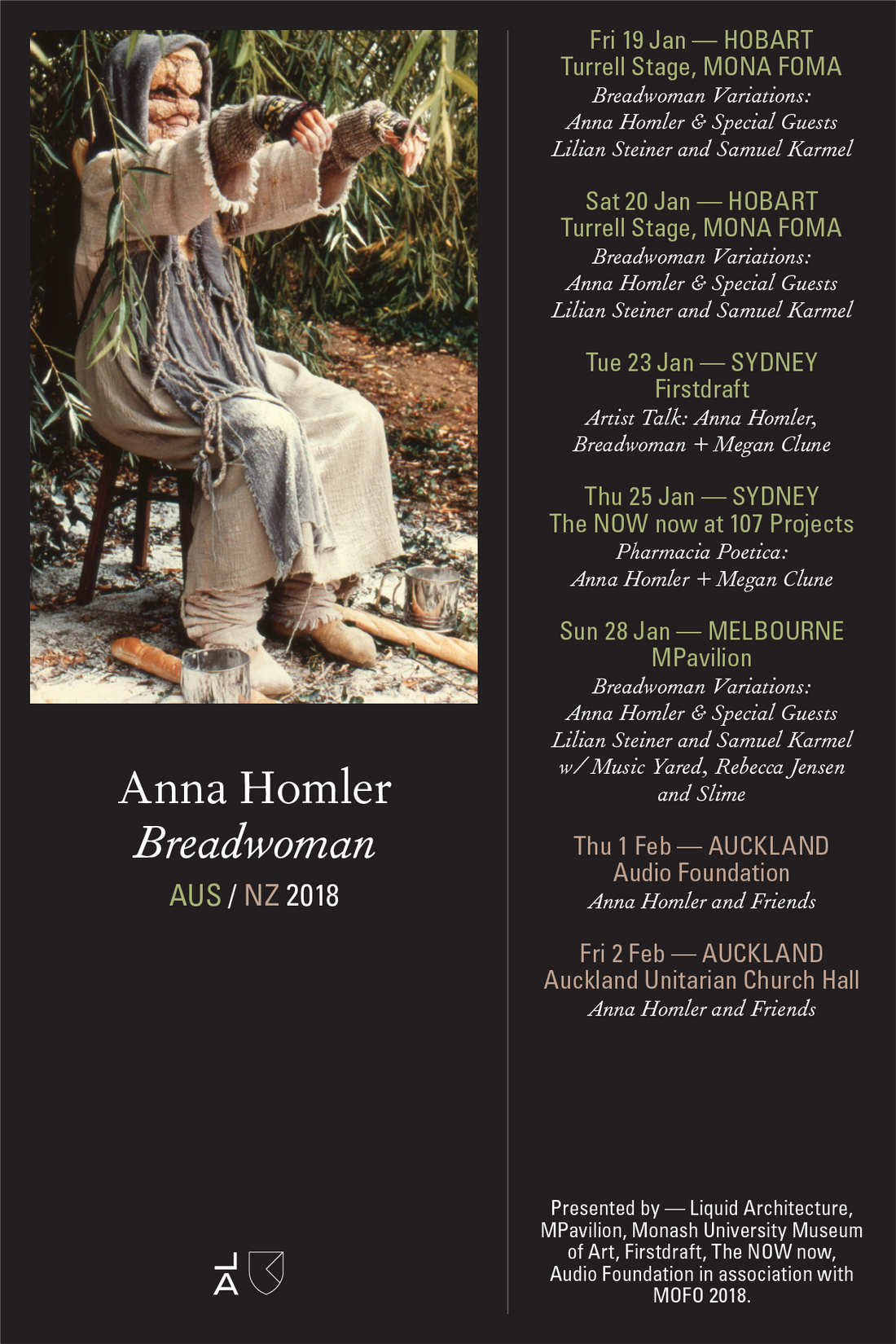 Breadwoman - AU / NZ Tour