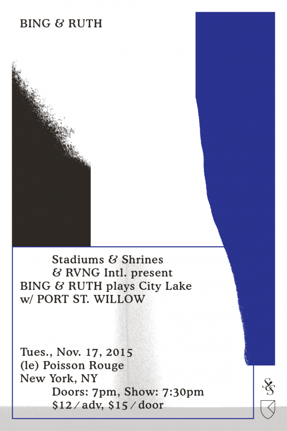 Bing & Ruth Perform "City Lake" at Le Poisson Rouge