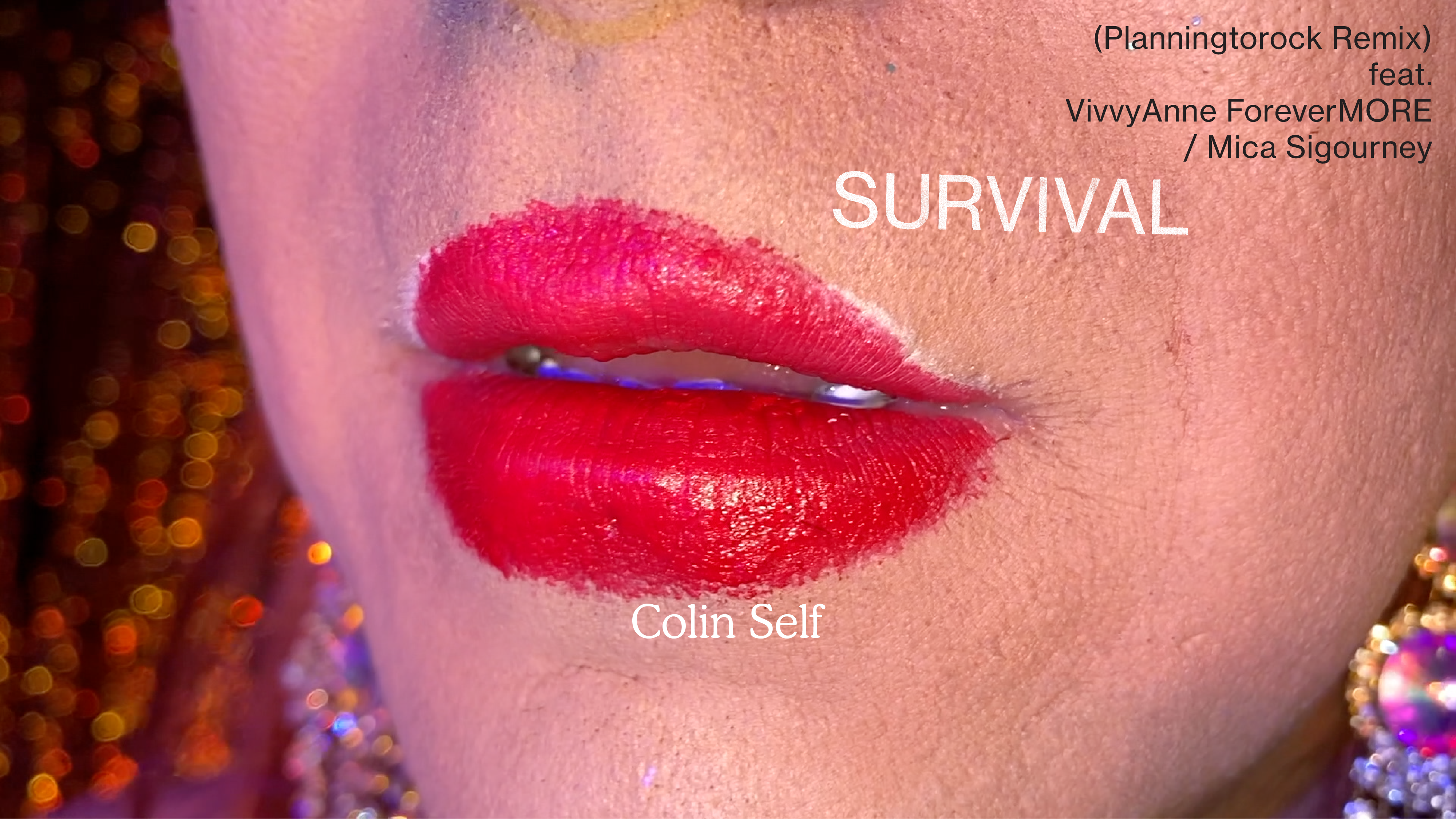 Load video: Colin Self - Survival (Planningtorock Remix) - feat. VivvyAnne Forevermore / Mica Sigourney