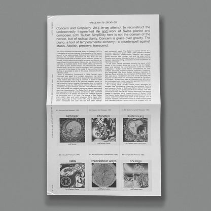 Lotti Tauber - Concern and Simplicity Volume 1: Original Recordings, 1981–1986