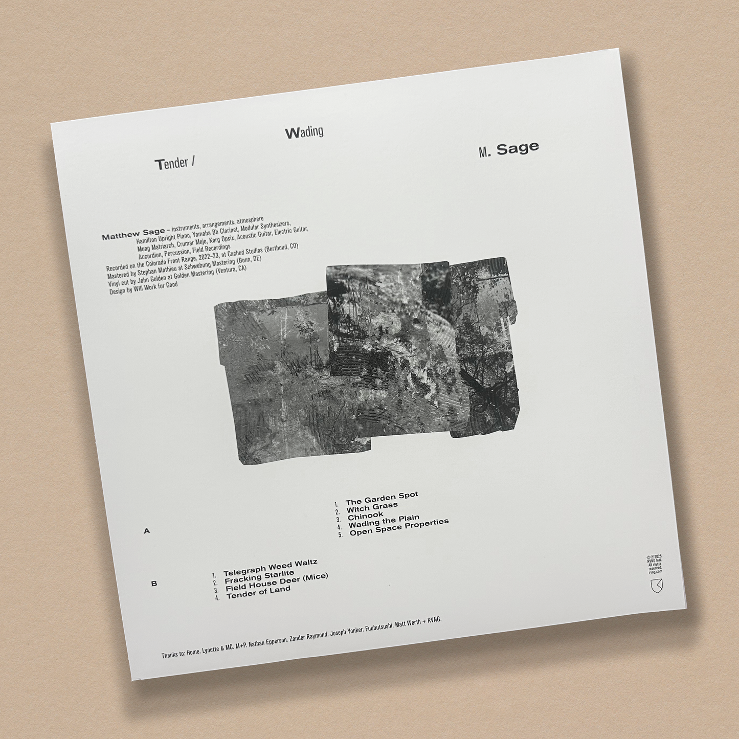 M. Sage - Tender / Wading