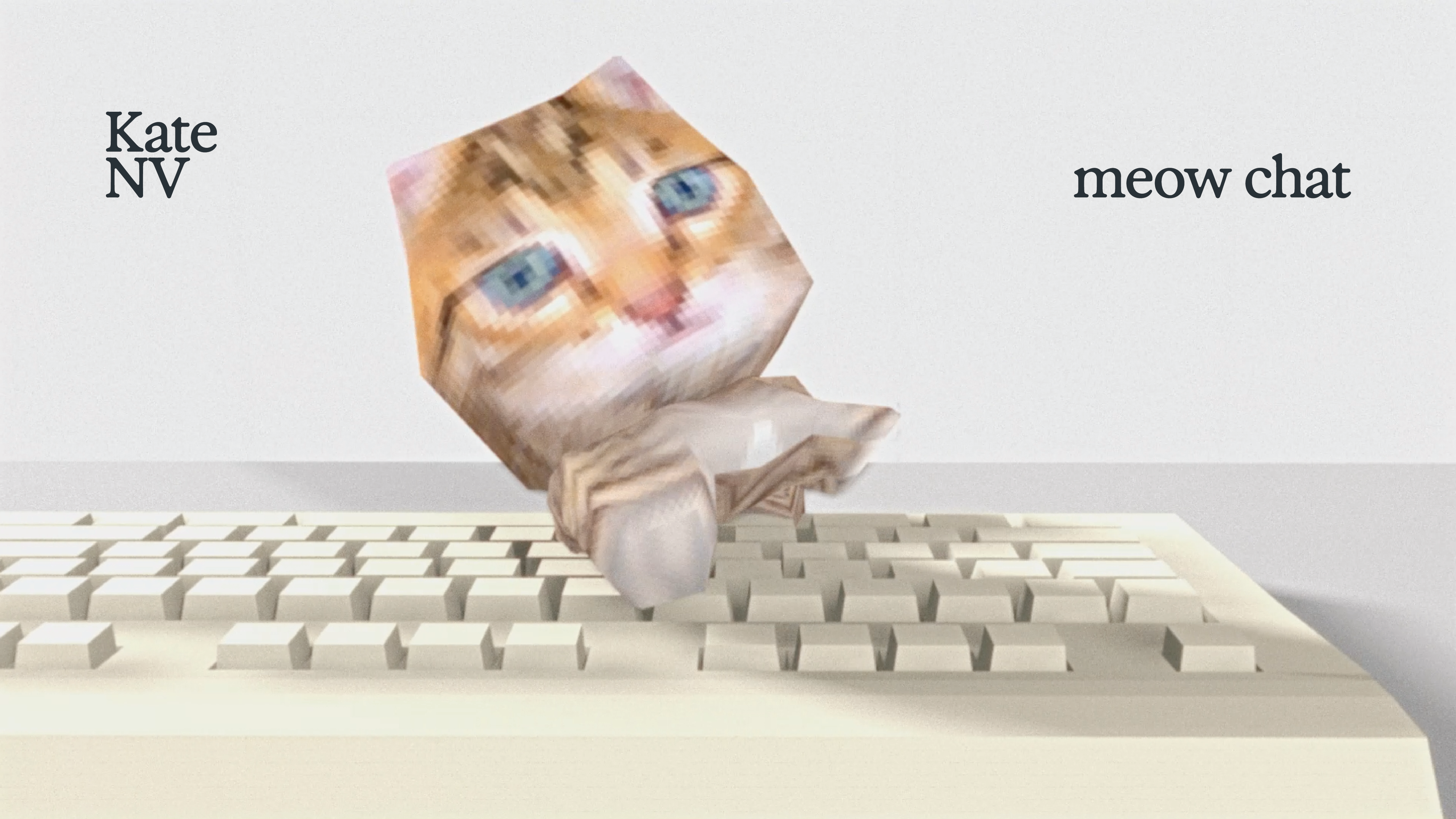 Load video: Kate NV - meow chat