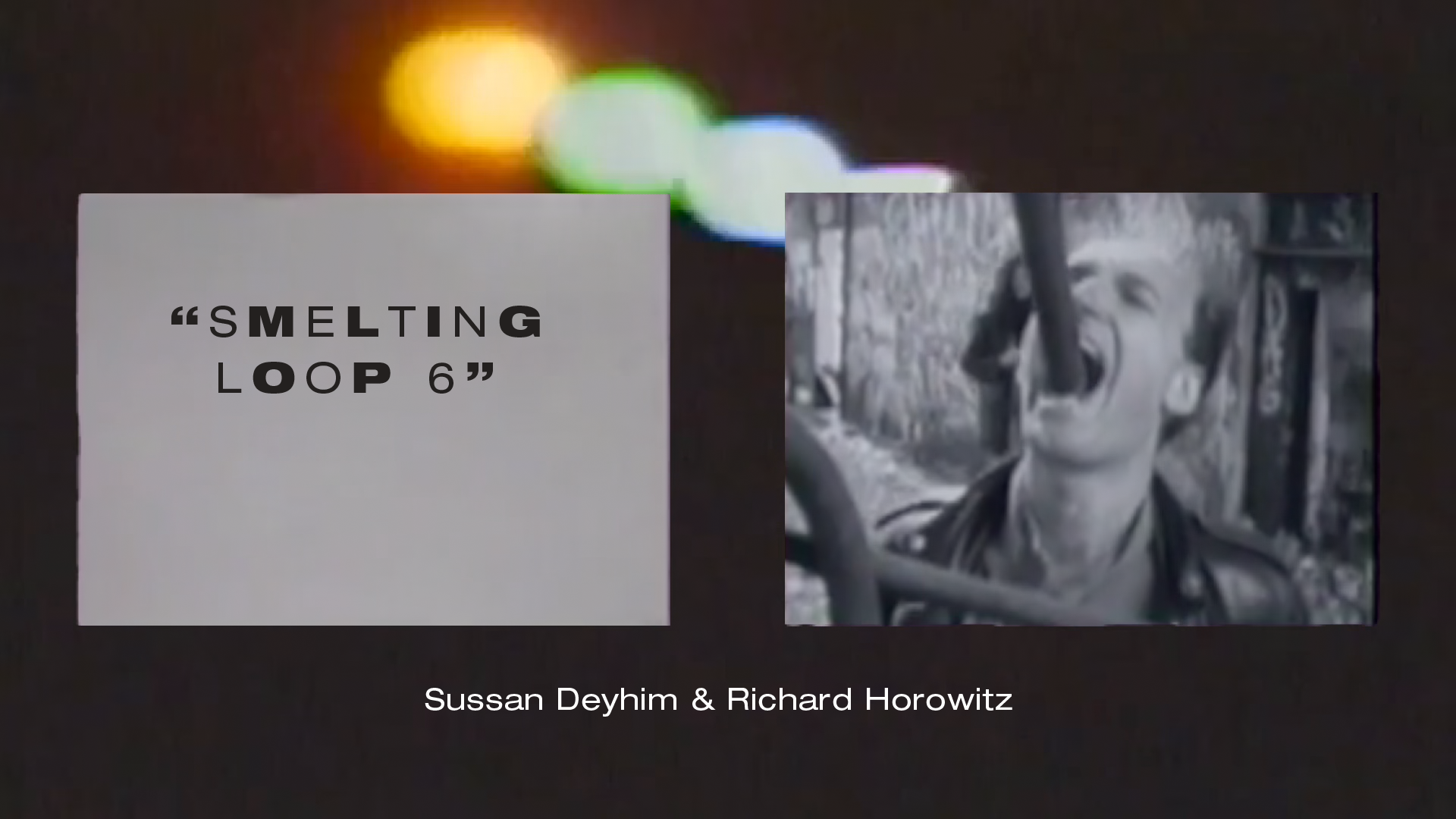 Load video: Sussan Deyhim &amp; Richard Horowitz - Smelting Loop 6  [Visualizer]