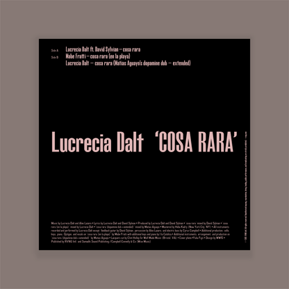 Lucrecia Dalt - cosa rara