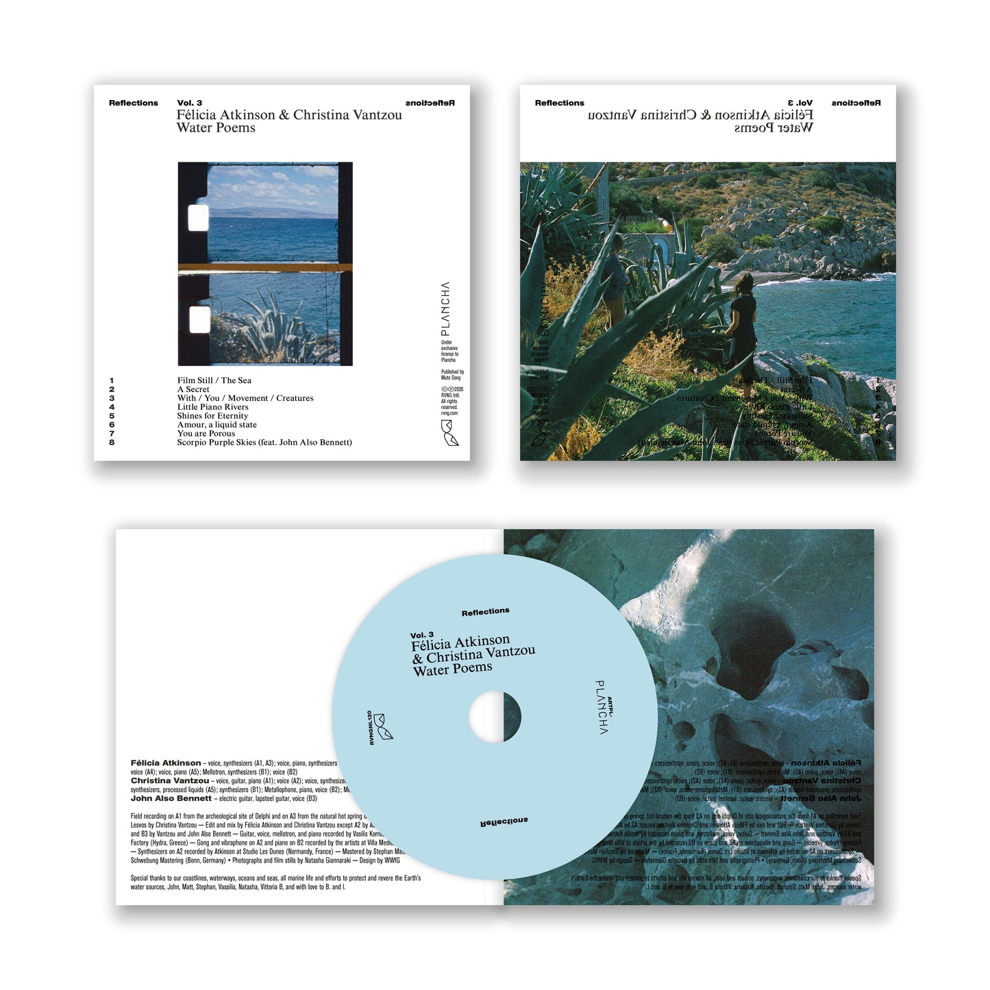 Félicia Atkinson & Christina Vantzou - Reflections Vol. 3: Water Poems