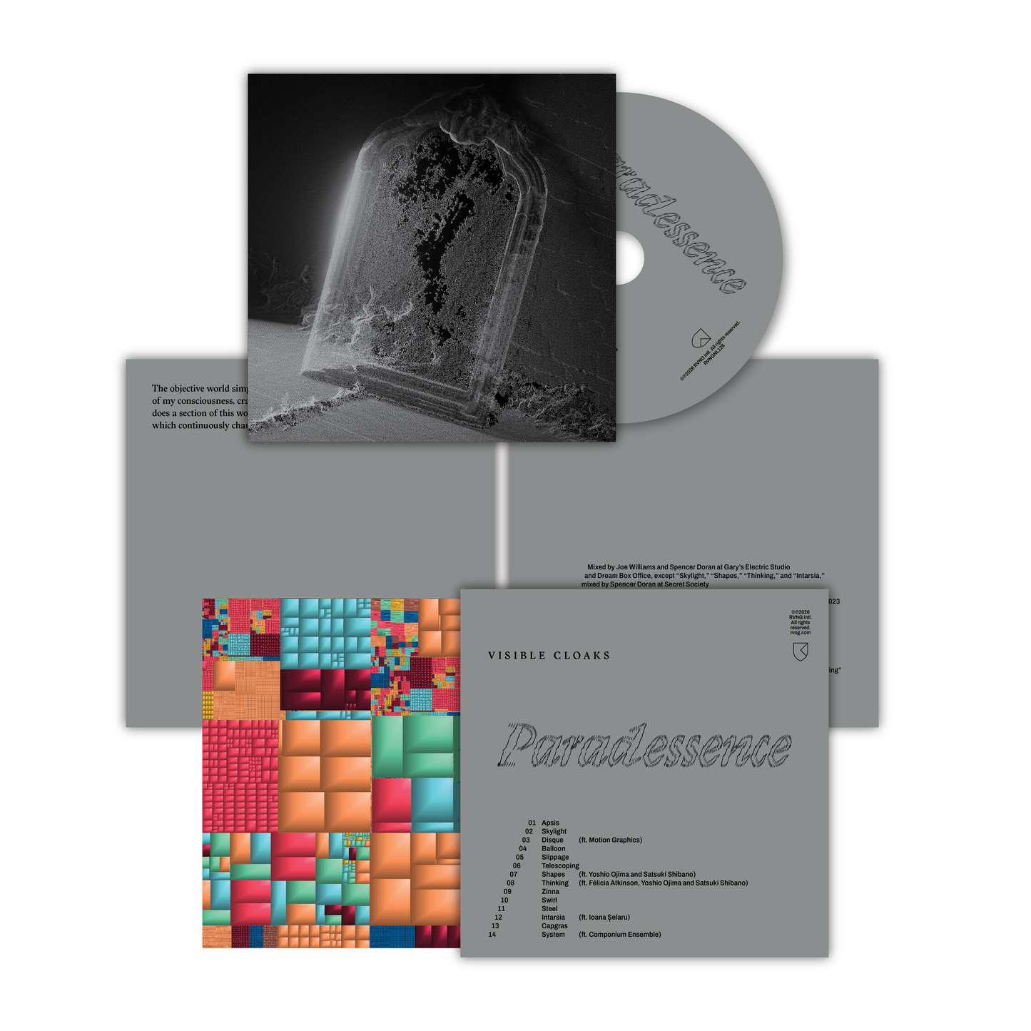 Visible Cloaks - Paradessence