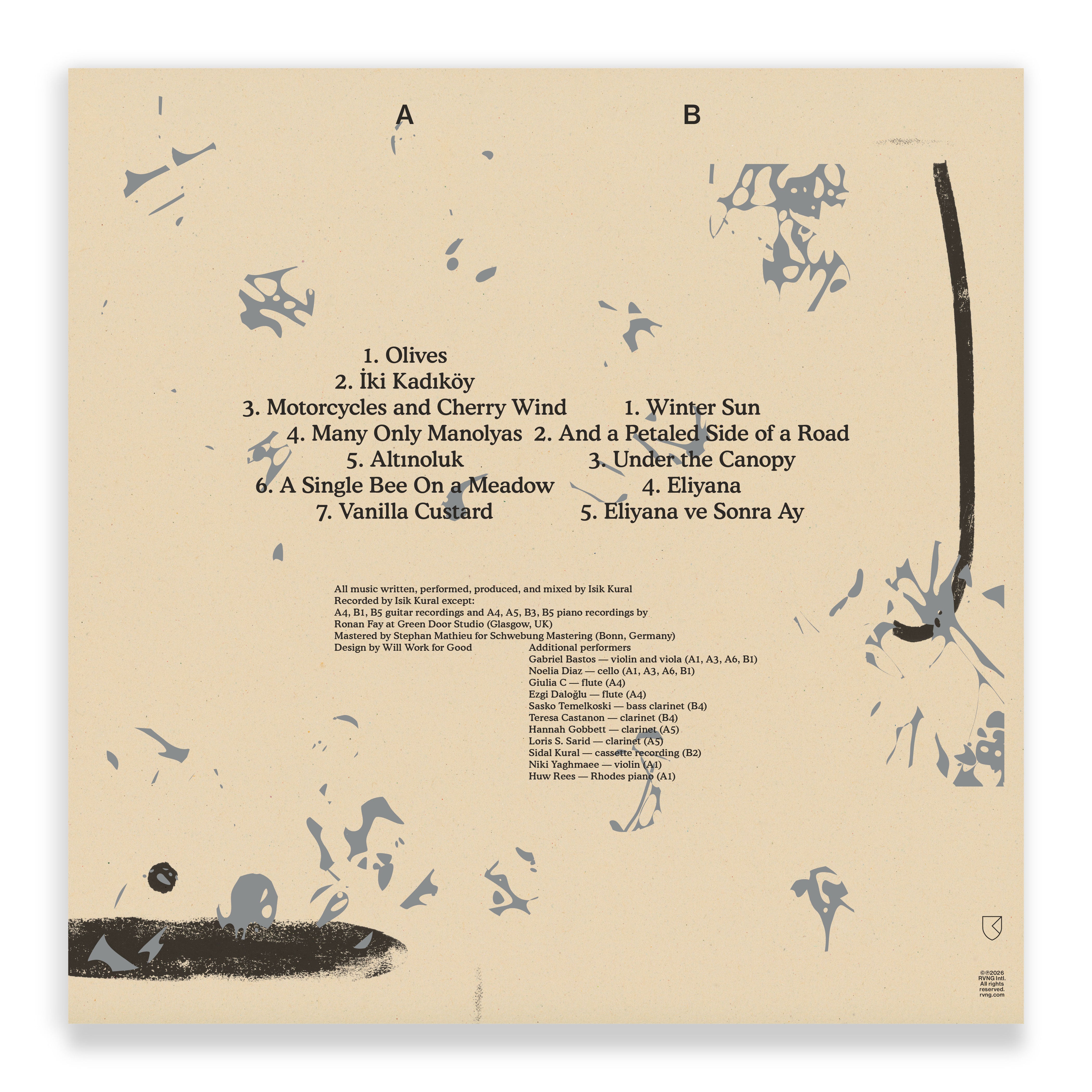 Isik Kural - Motorcycles and Cherry Wind (RVNG Intl.)