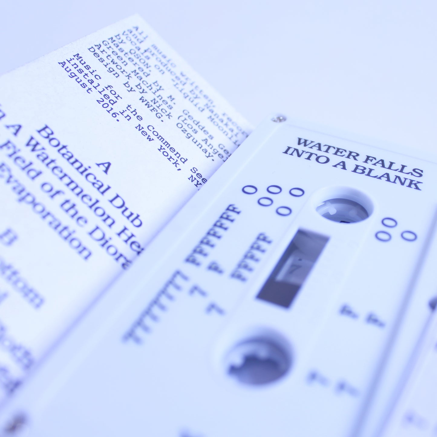 7FO - Water Falls Into A Blank