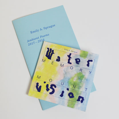 Emily A. Sprague - Water Memory / Mount Vision