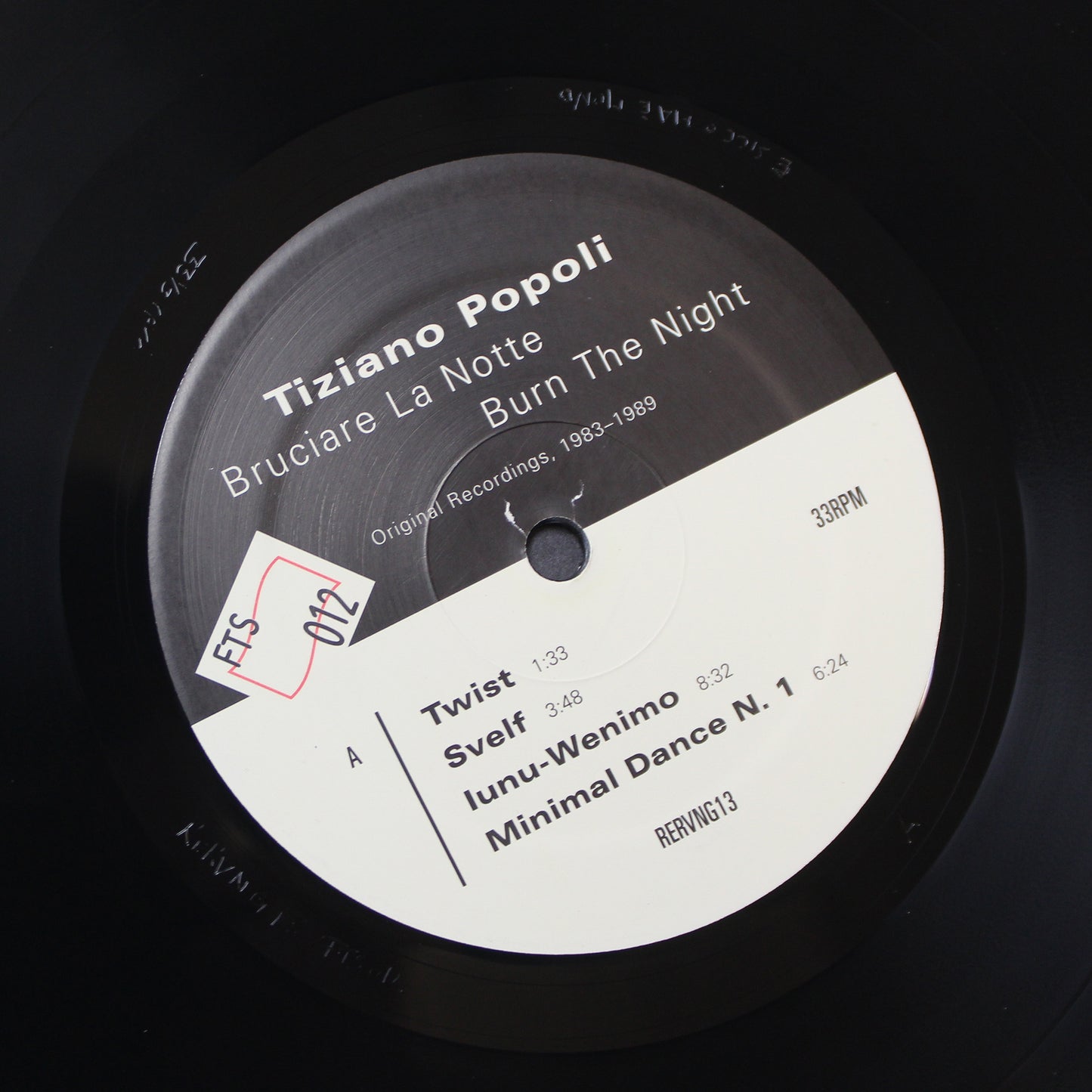 Tiziano Popoli - Burn the Night / Bruciare la Notte: Original Recordings, 1983–1989