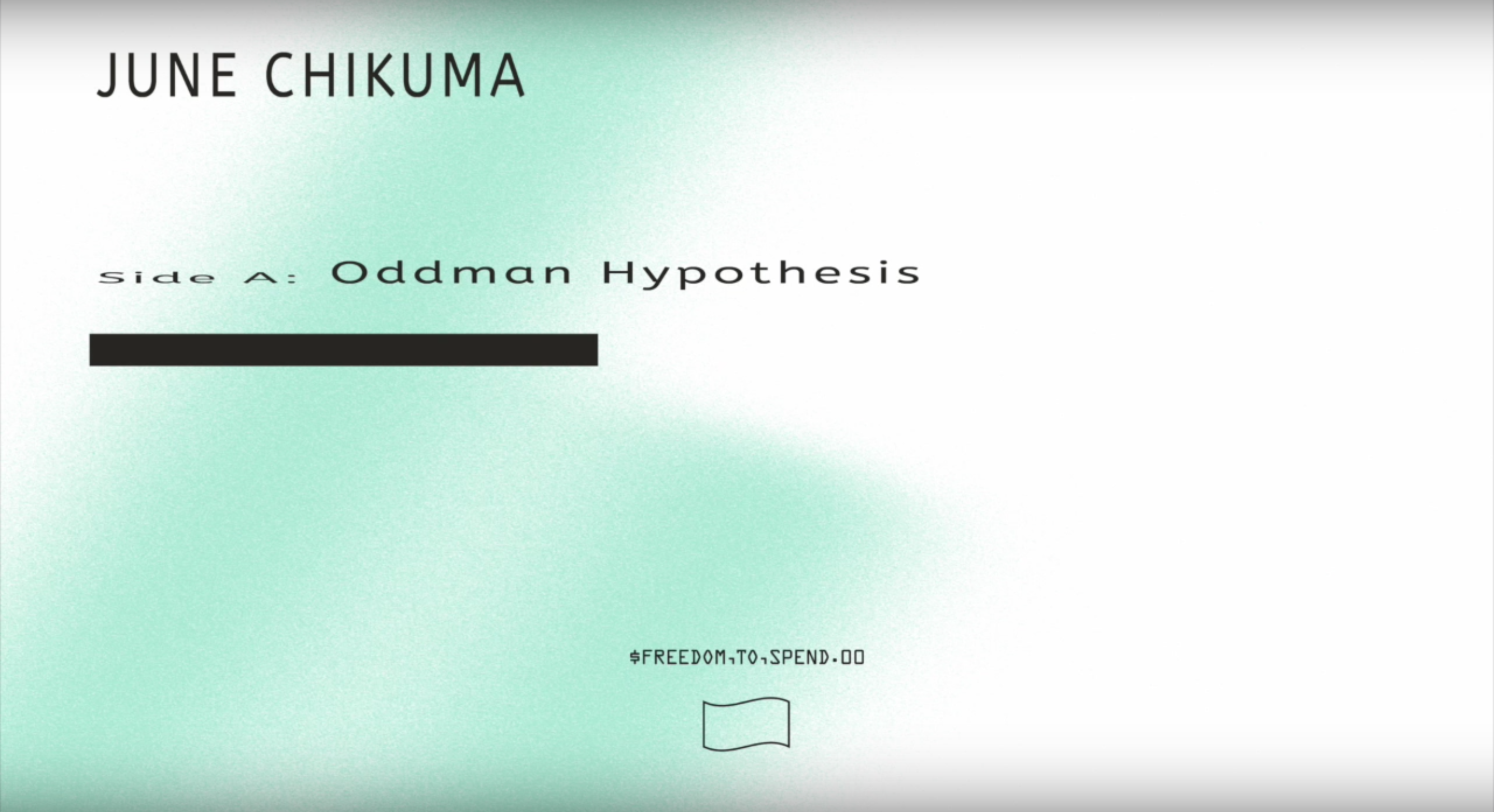 Link to Video for June Chikuma – Oddman Hypothesis