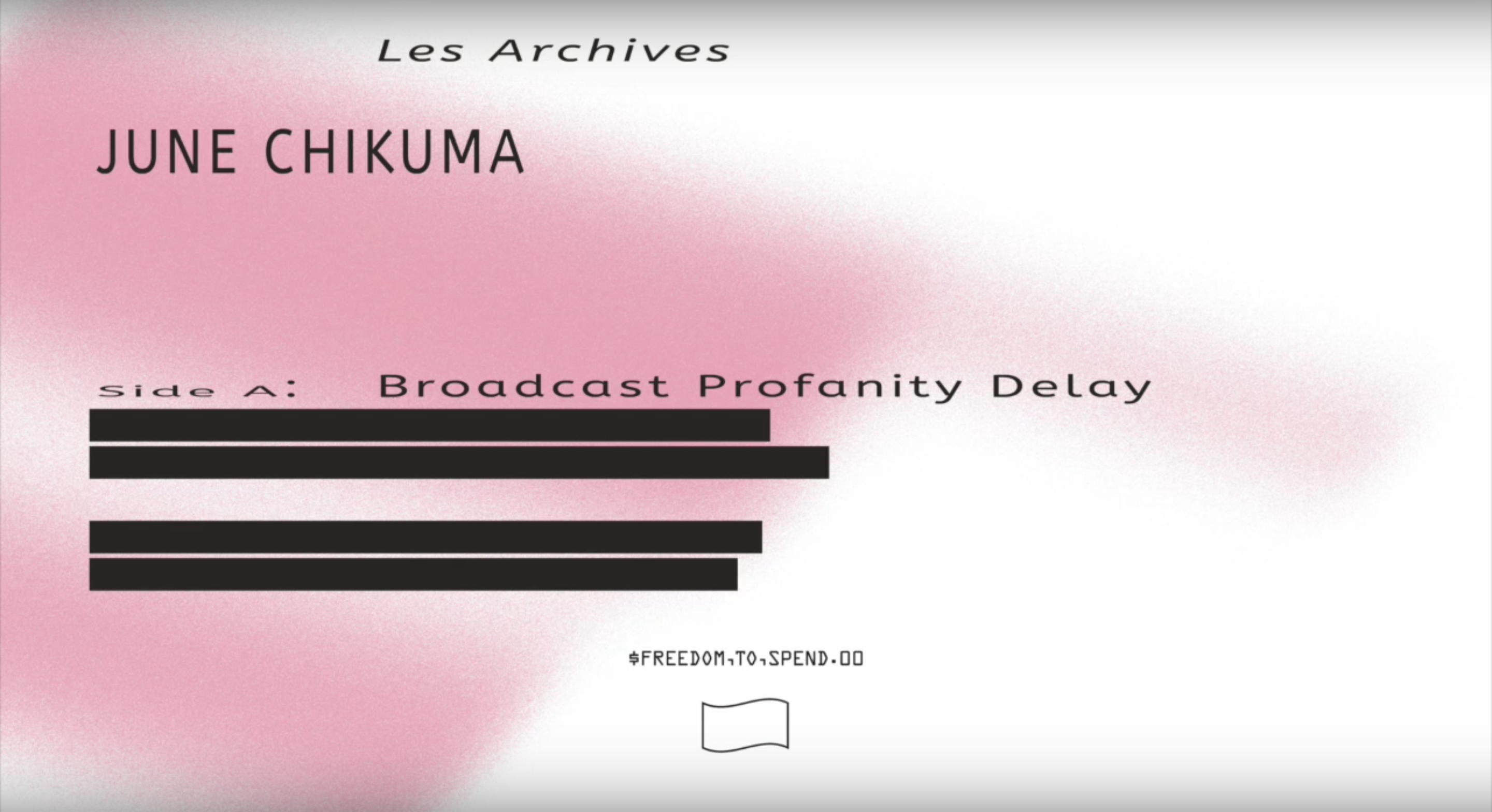 Link to Video for June Chikuma – Broadcast Profanity Delay