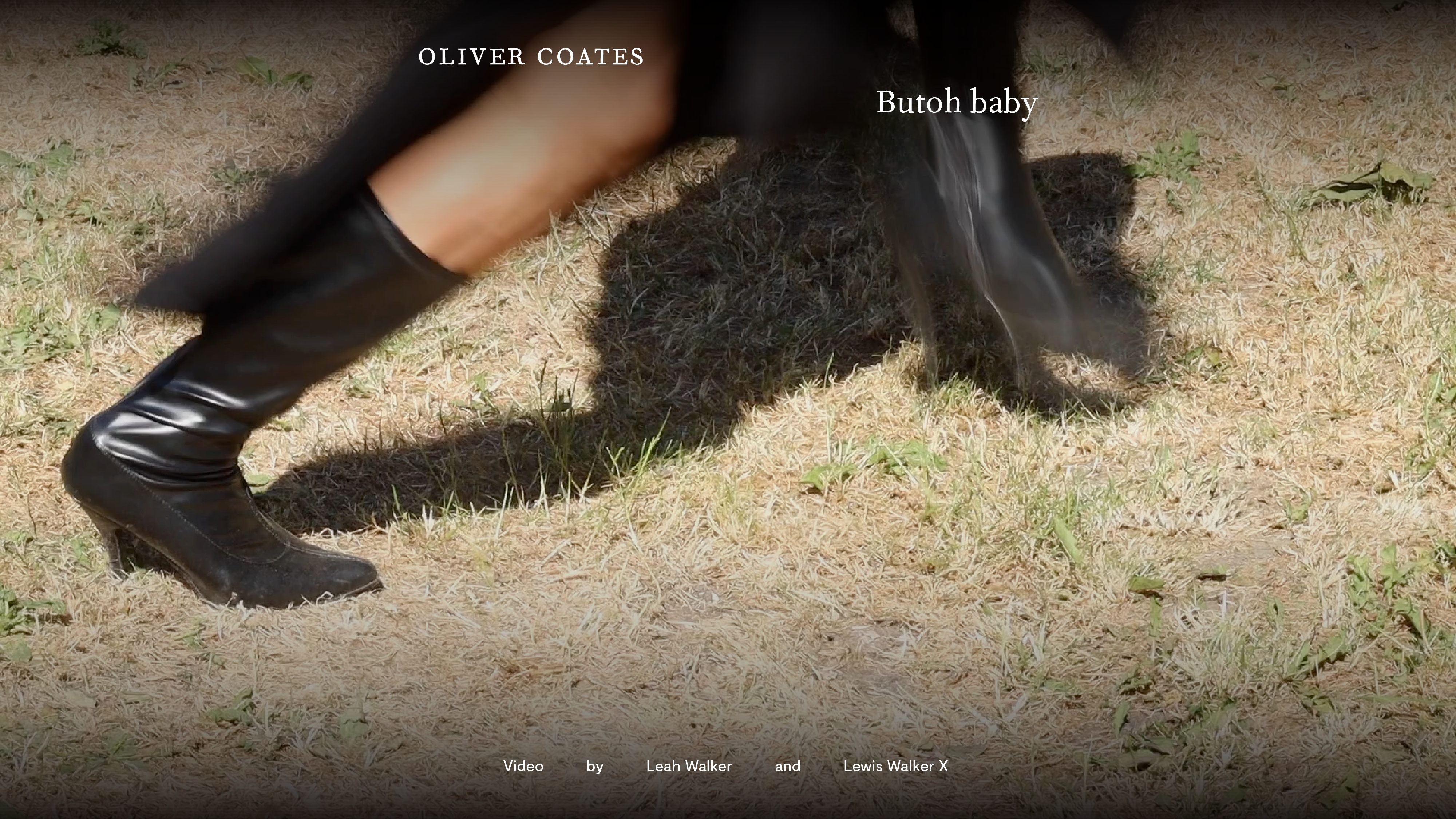 Link to Video for Oliver Coates – Butoh baby